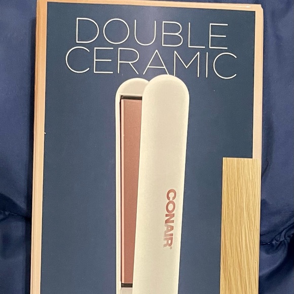Conair Double Ceramic 1-inch Flat Iron - Picture 1 of 8